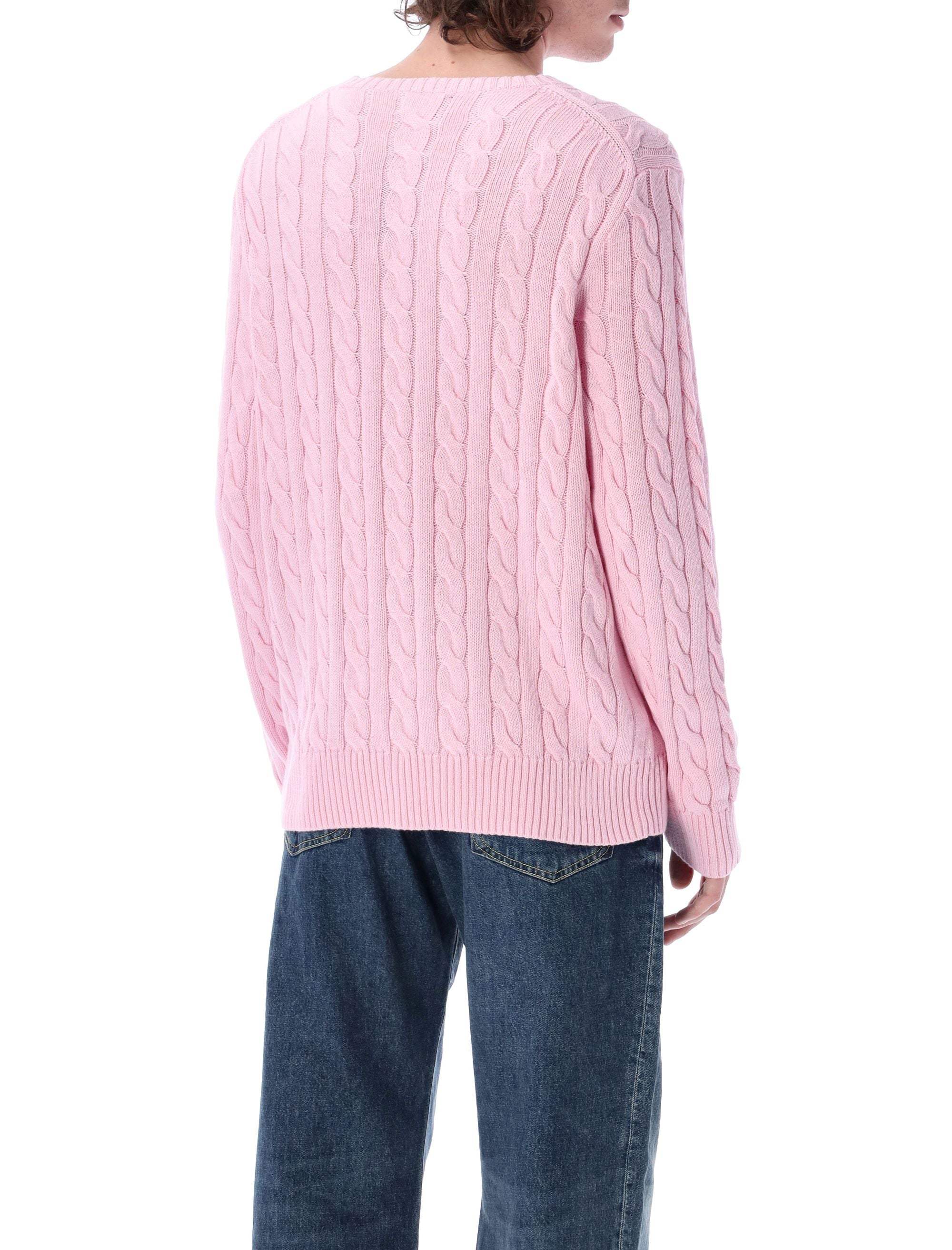 POLO  Men's Cable Knit Sweater-OSI