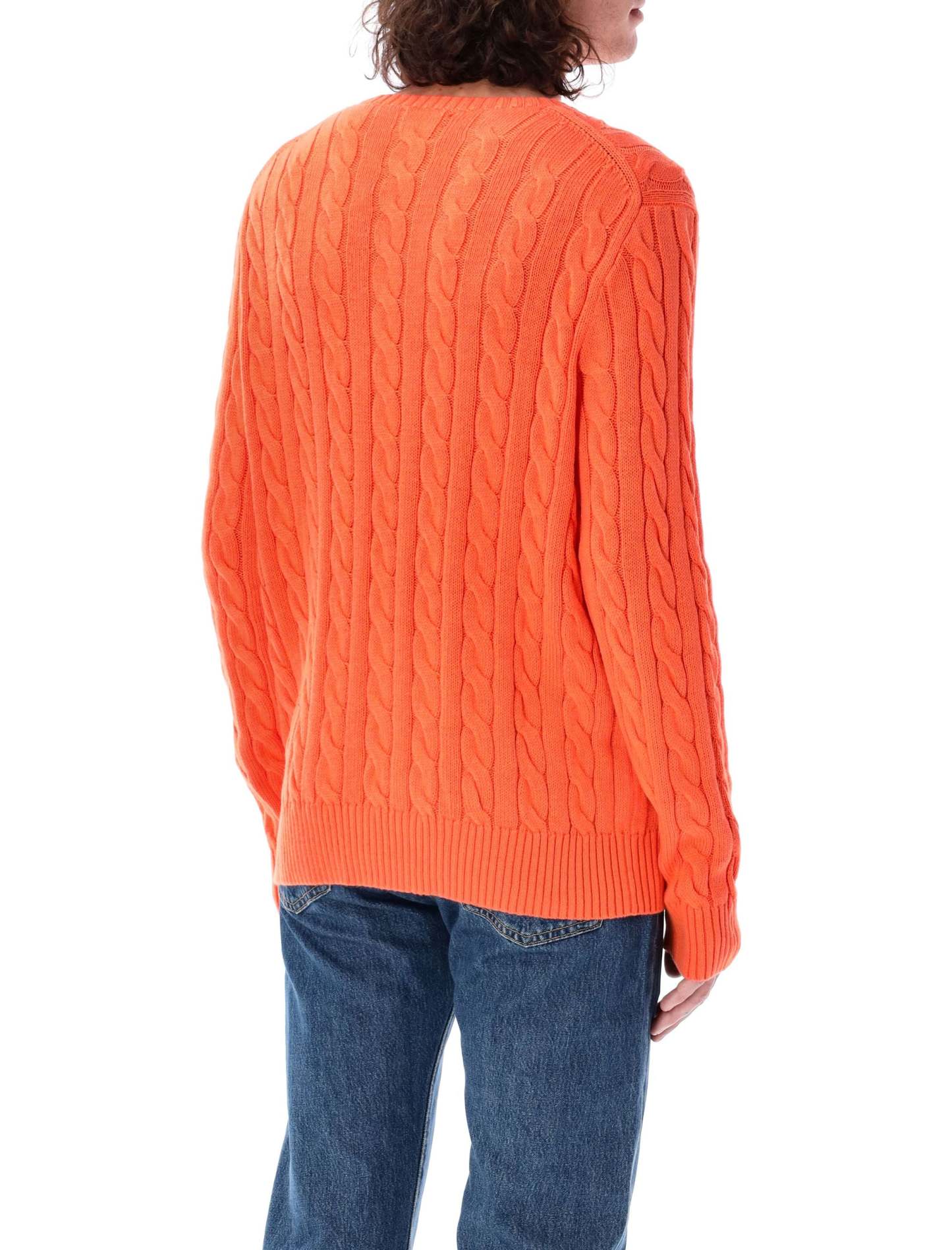 POLO  Cable Knit Sweater-OSI