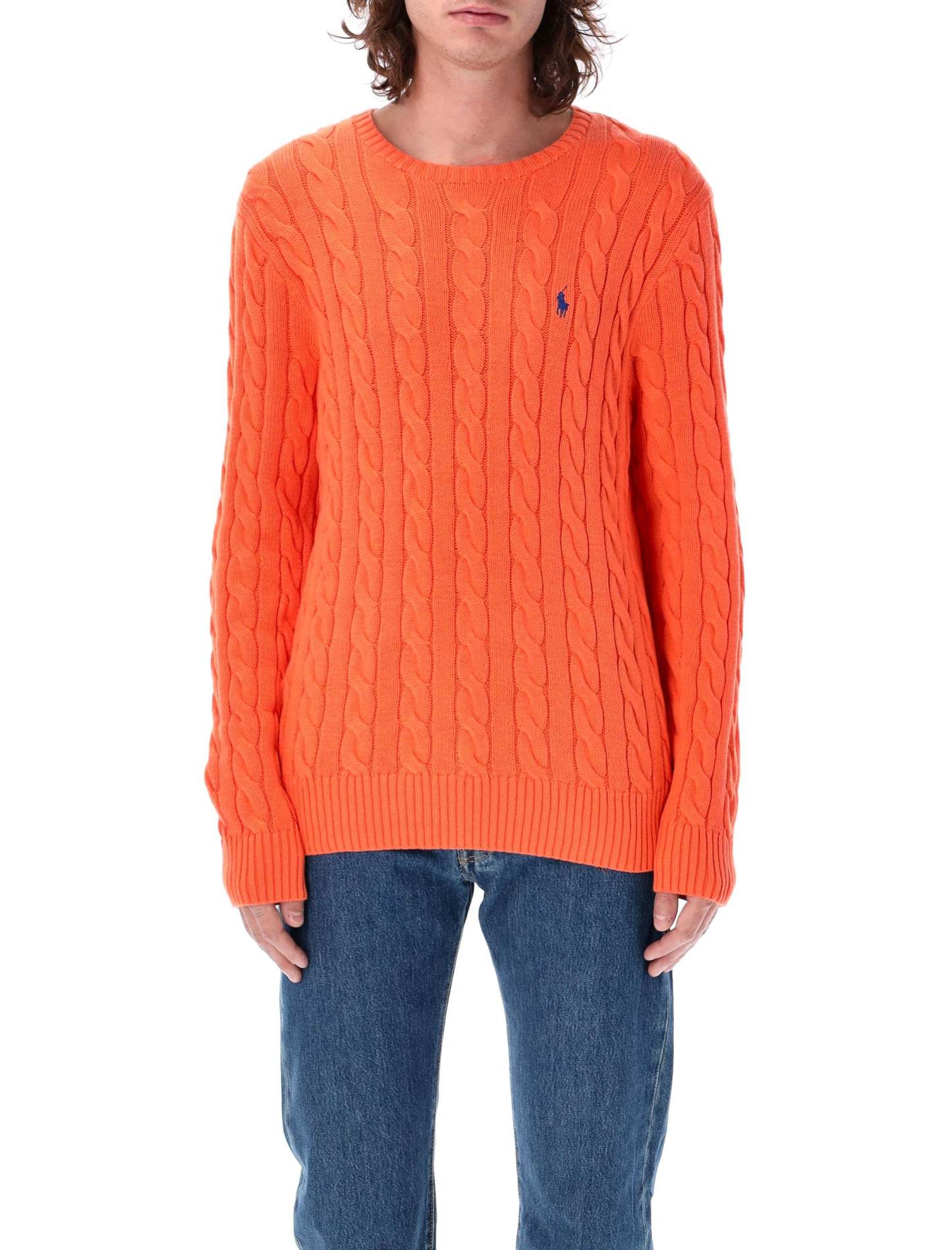 POLO  Cable Knit Sweater-OSI