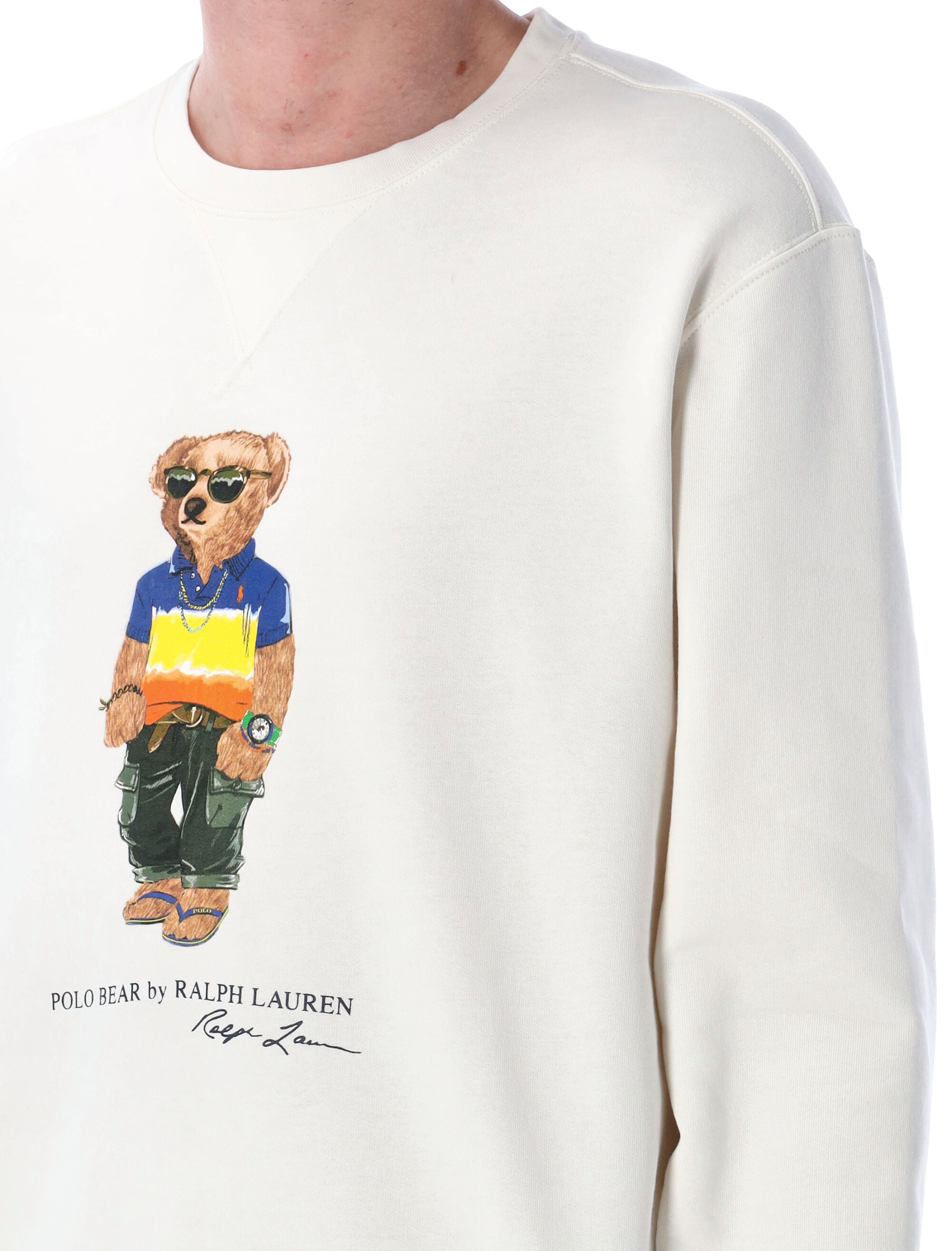  Polo Bear Crewneck Sweatshirt (Large)-OSI