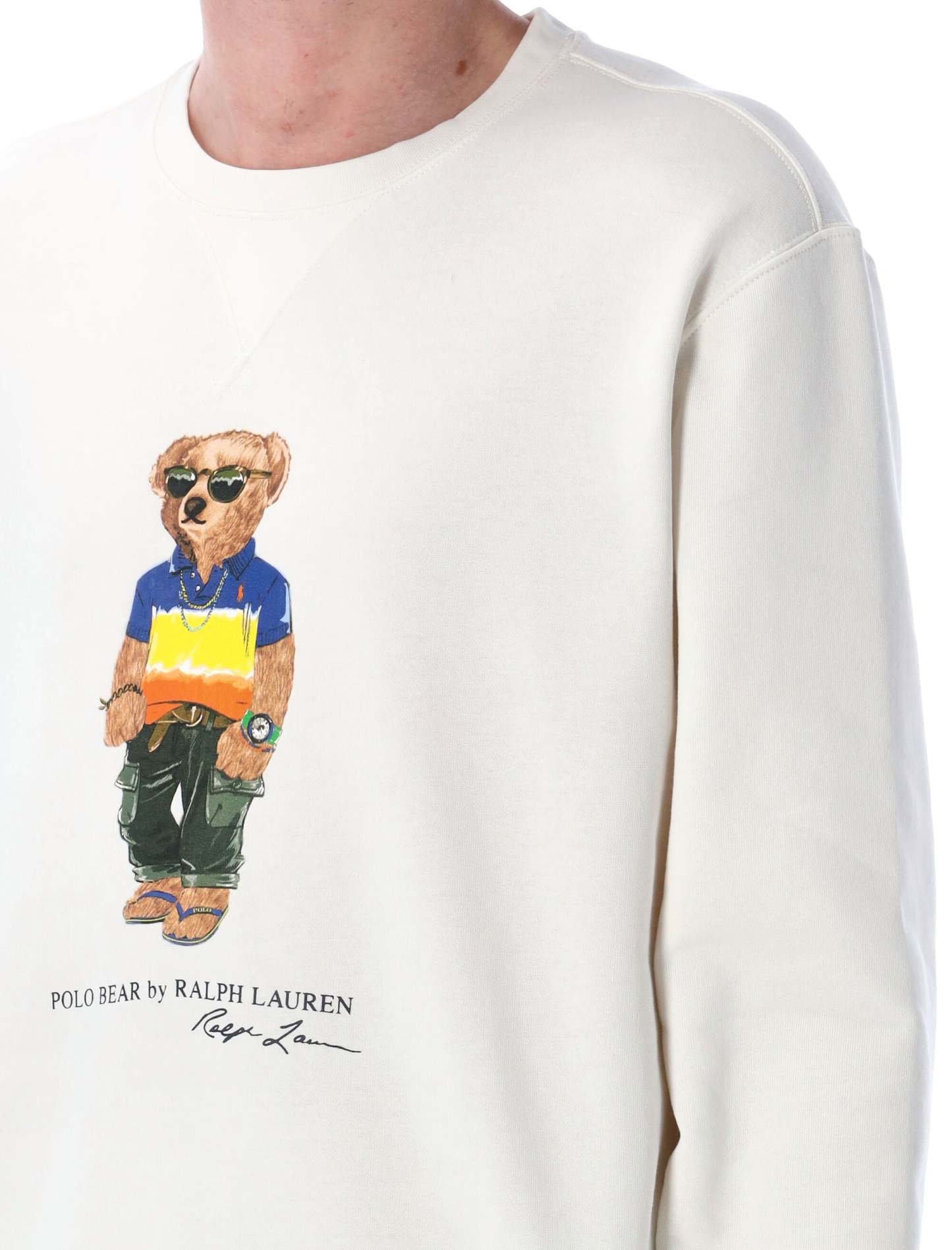  Polo Bear Crewneck Sweatshirt (Large)-OSI