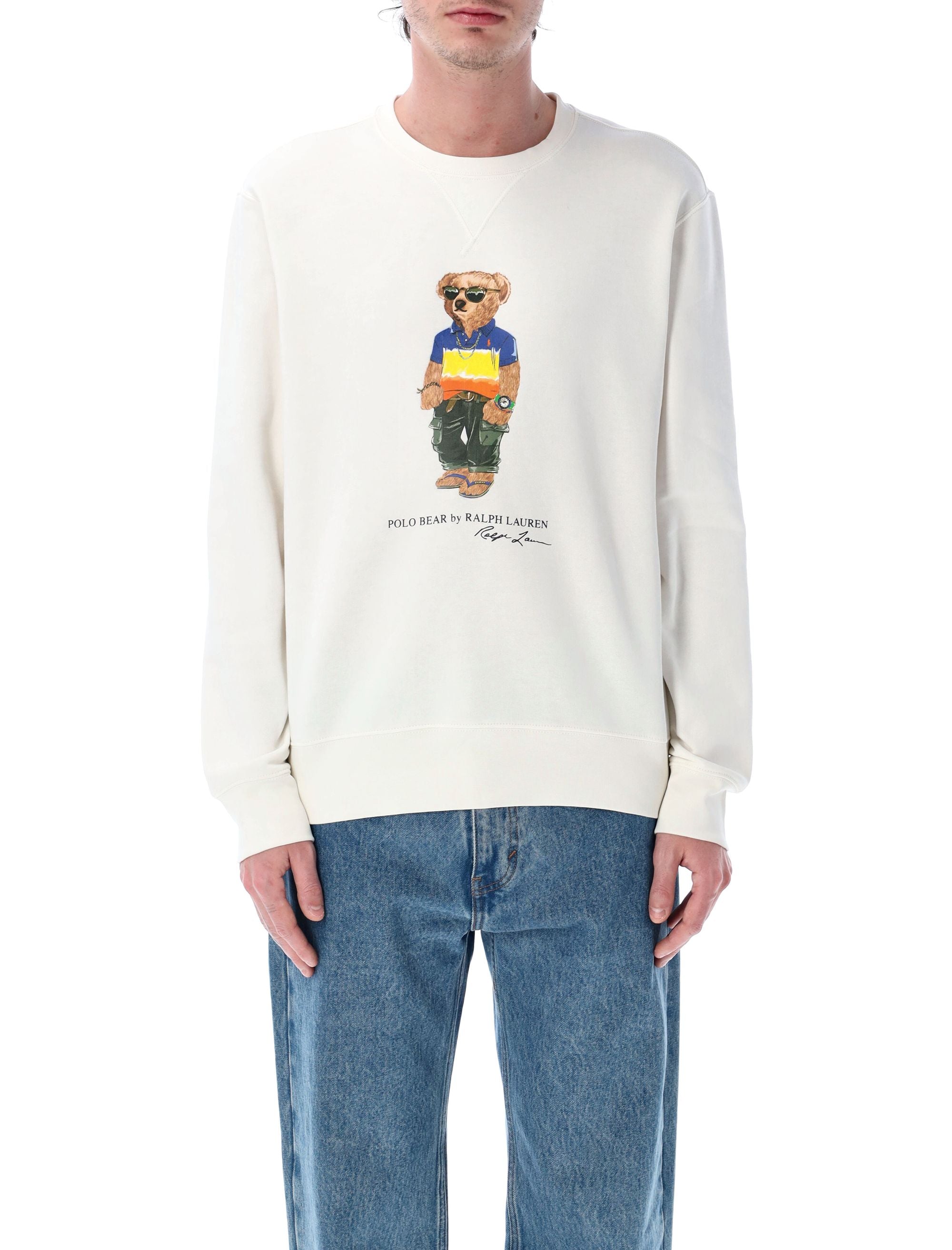  Polo Bear Crewneck Sweatshirt (Large)-OSI
