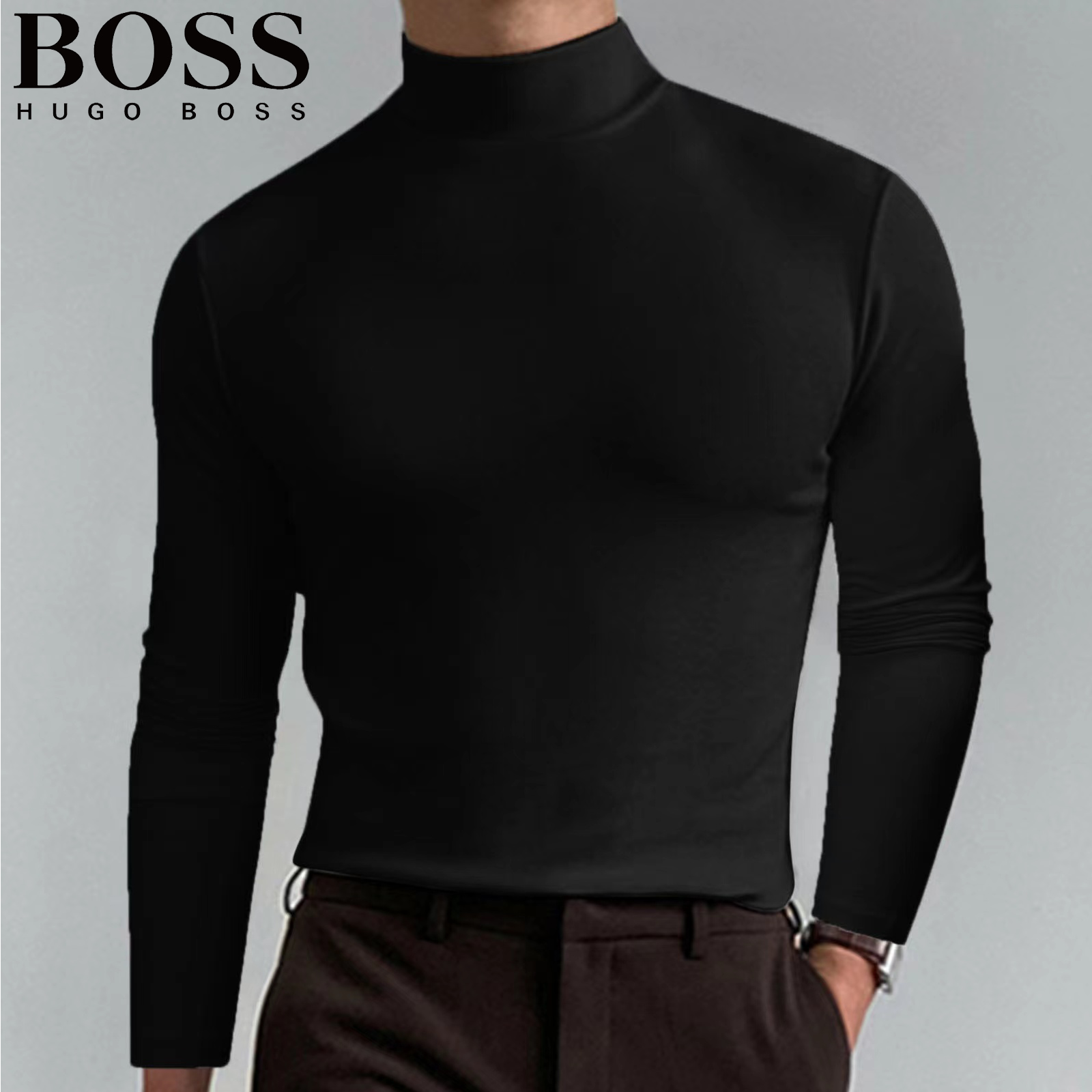 Men's Casual Round Neck Thermal Top-OSI