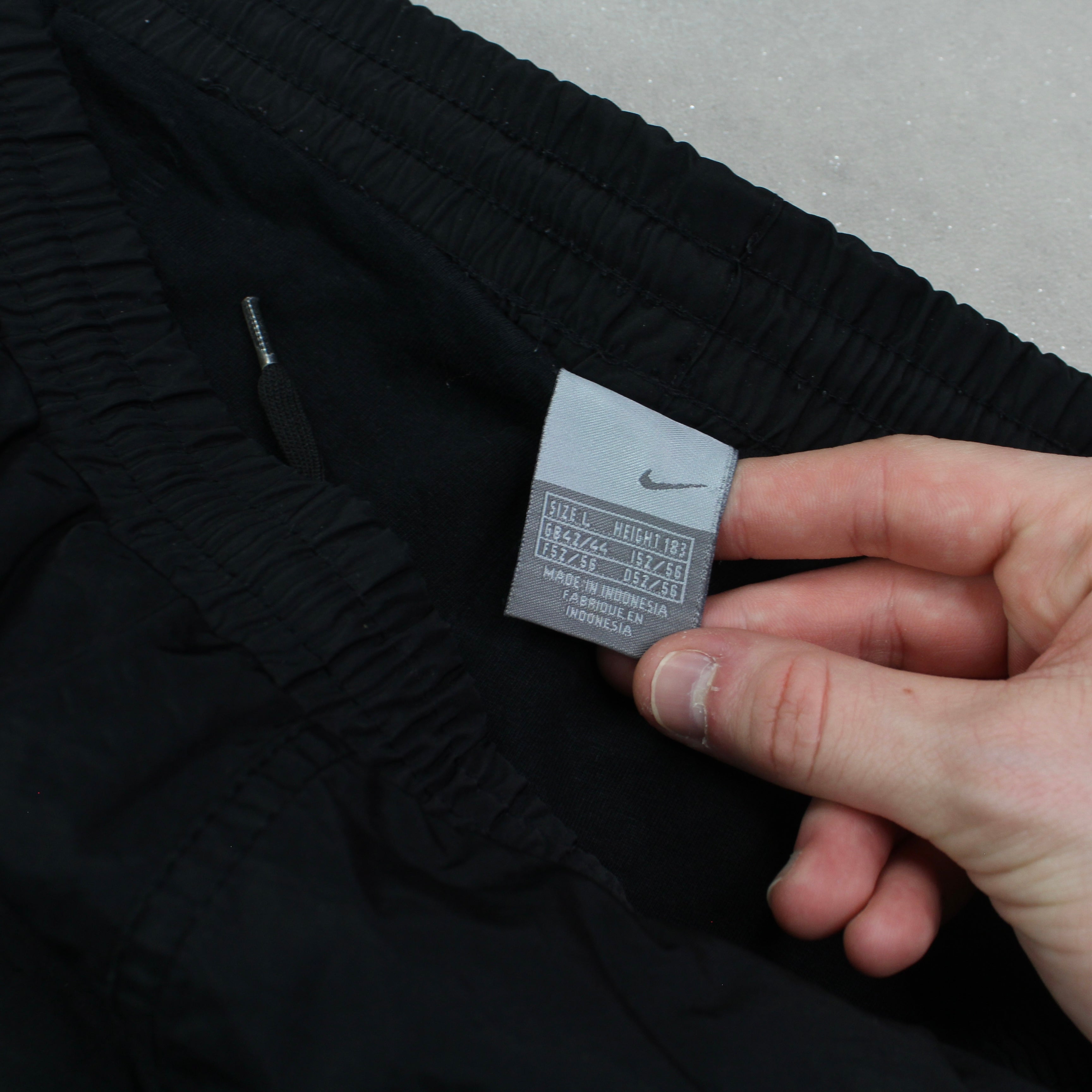 RARE 2000s Trackpants Black-OSI