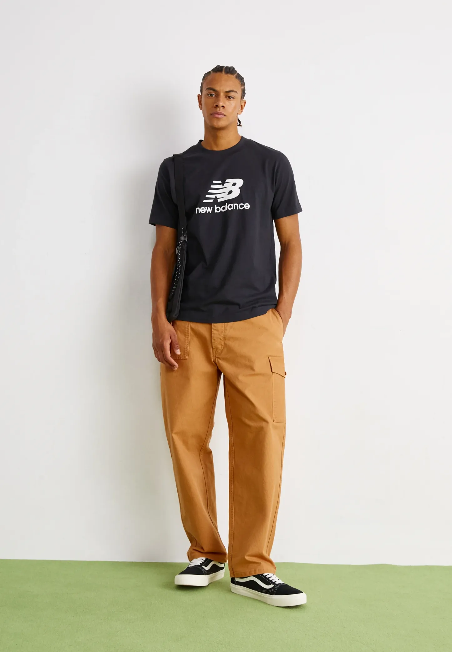 Essentials Stacked Logo T-Shirt-OSI