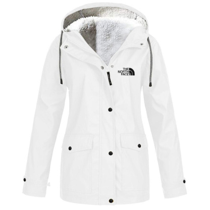 Women's fleece windproof hooded jacket-OSI