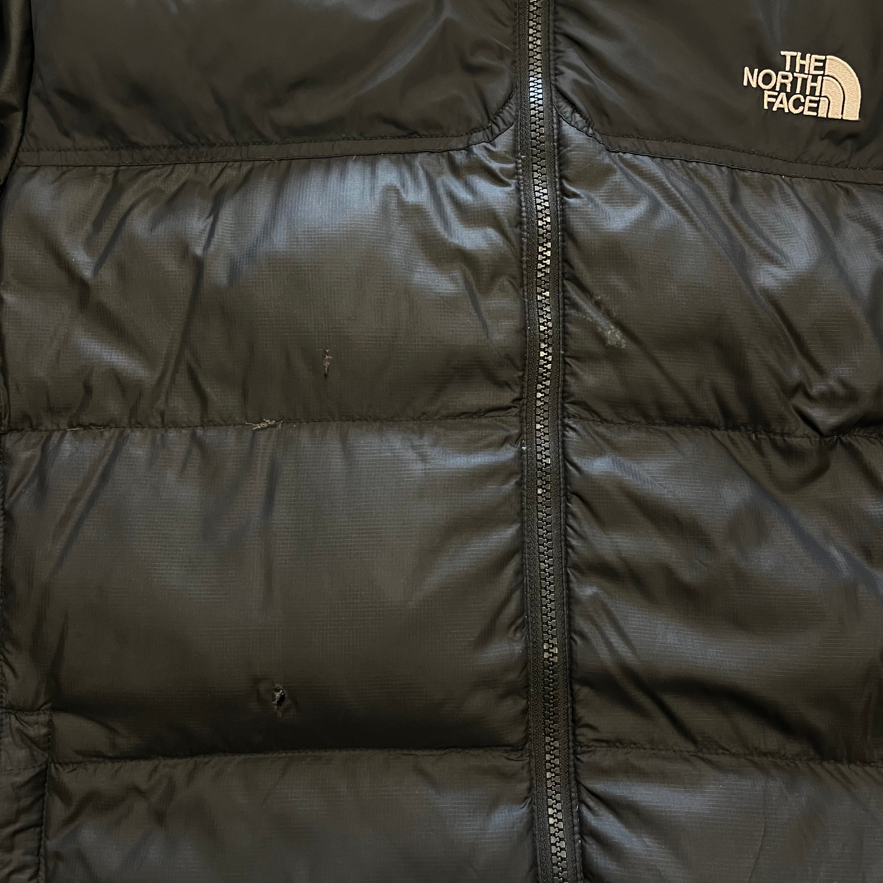 Womens Black Puffer Jacket WITH FAULT-OSI