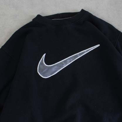 RARE 2000s  Sweatshirt Black-OSI