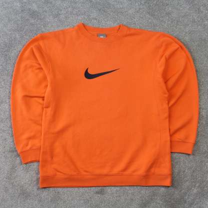 2000s   Swoosh Sweatshirt Orange-OSI
