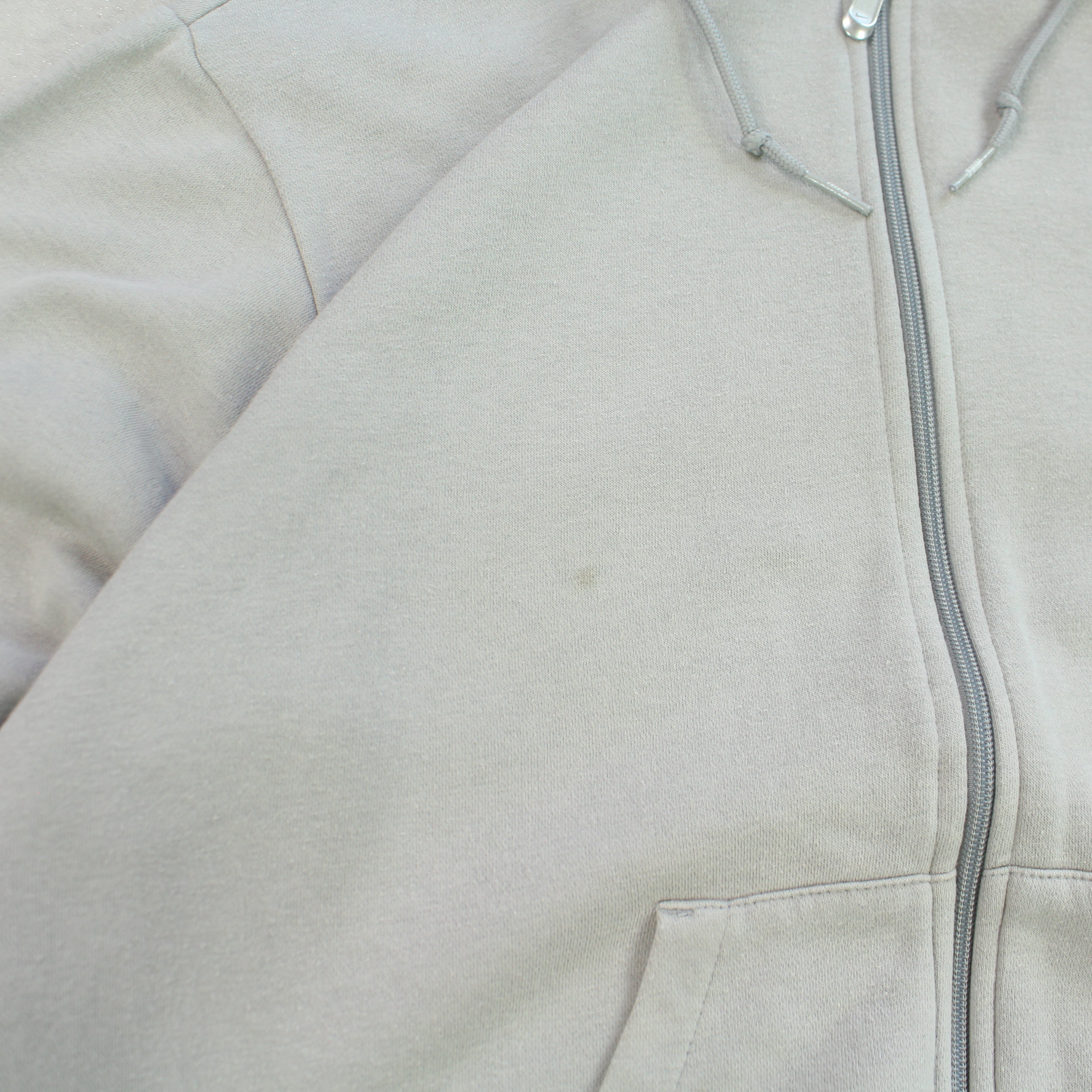 SUPER RARE 2000s  Zip Hoodie Grey-OSI