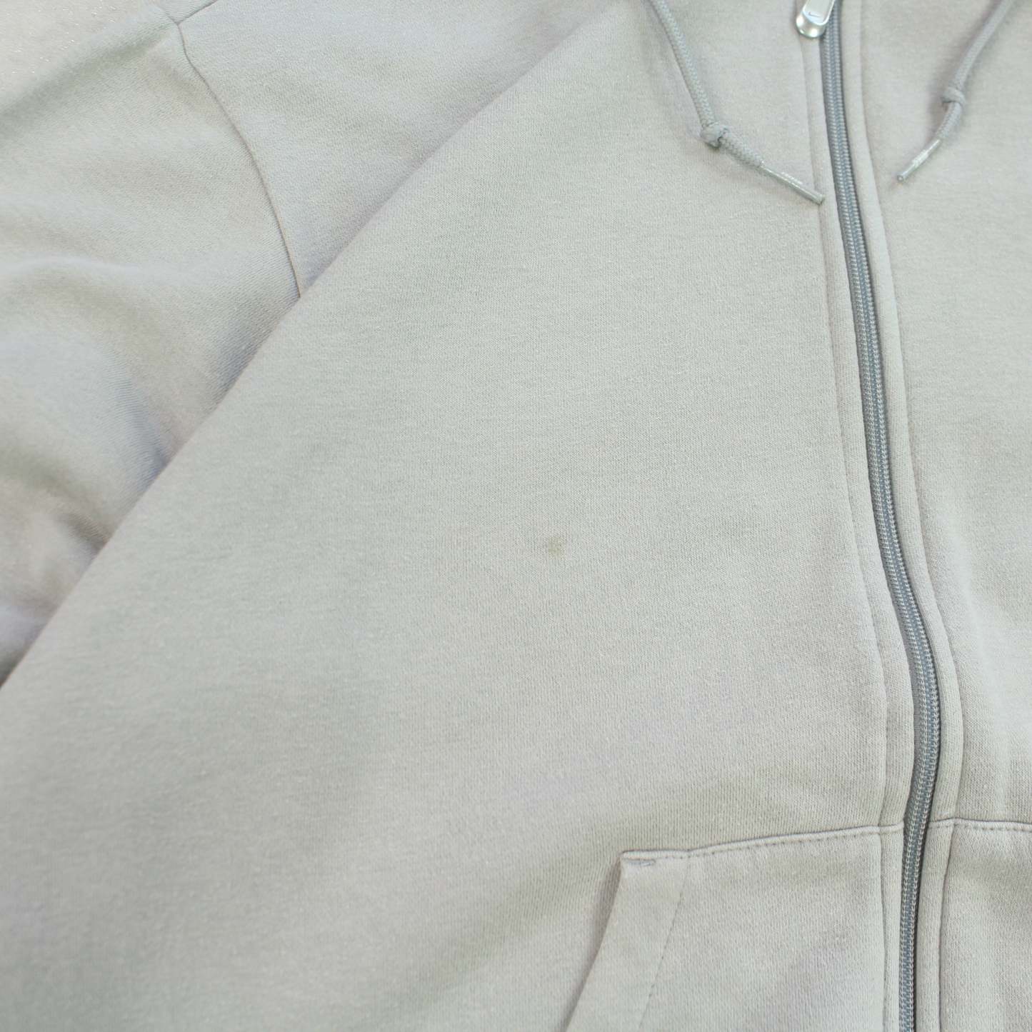 SUPER RARE 2000s  Zip Hoodie Grey-OSI