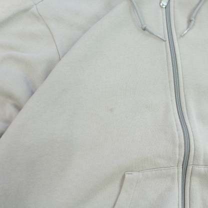 SUPER RARE 2000s  Zip Hoodie Grey-OSI