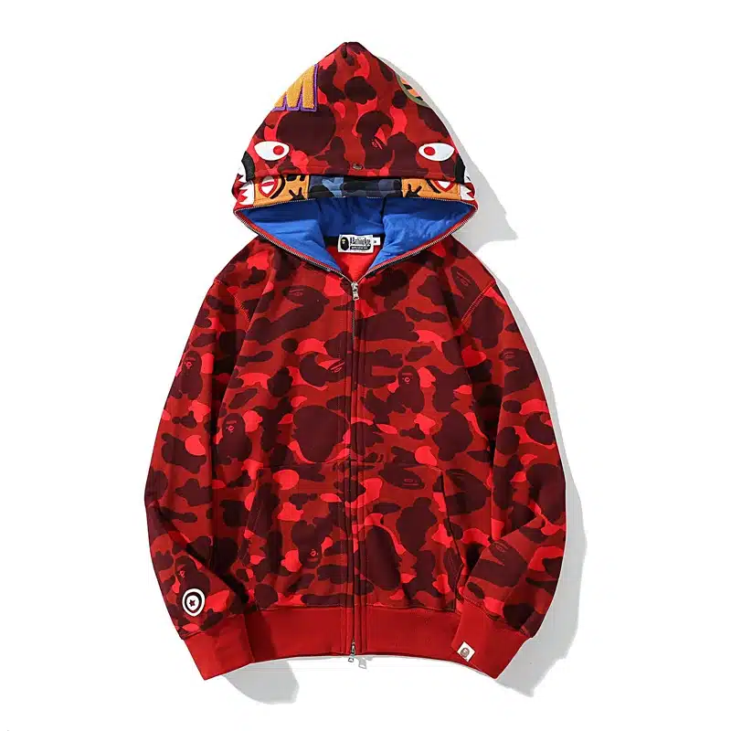  Shark double hood 22ss Hoodie-OSI