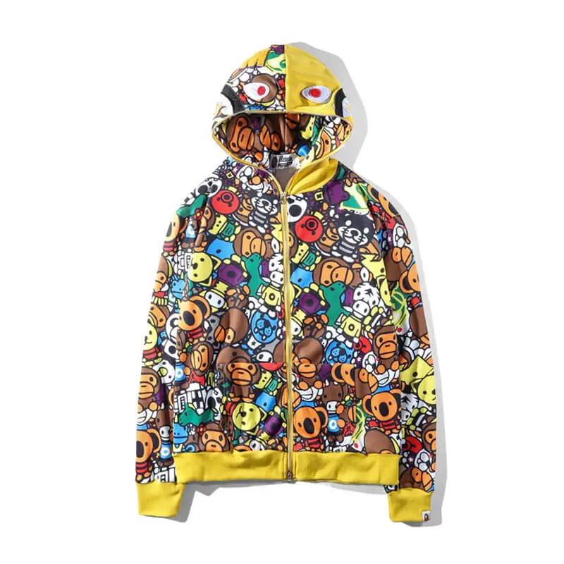  Shark Full Zip Hoodie-OSI