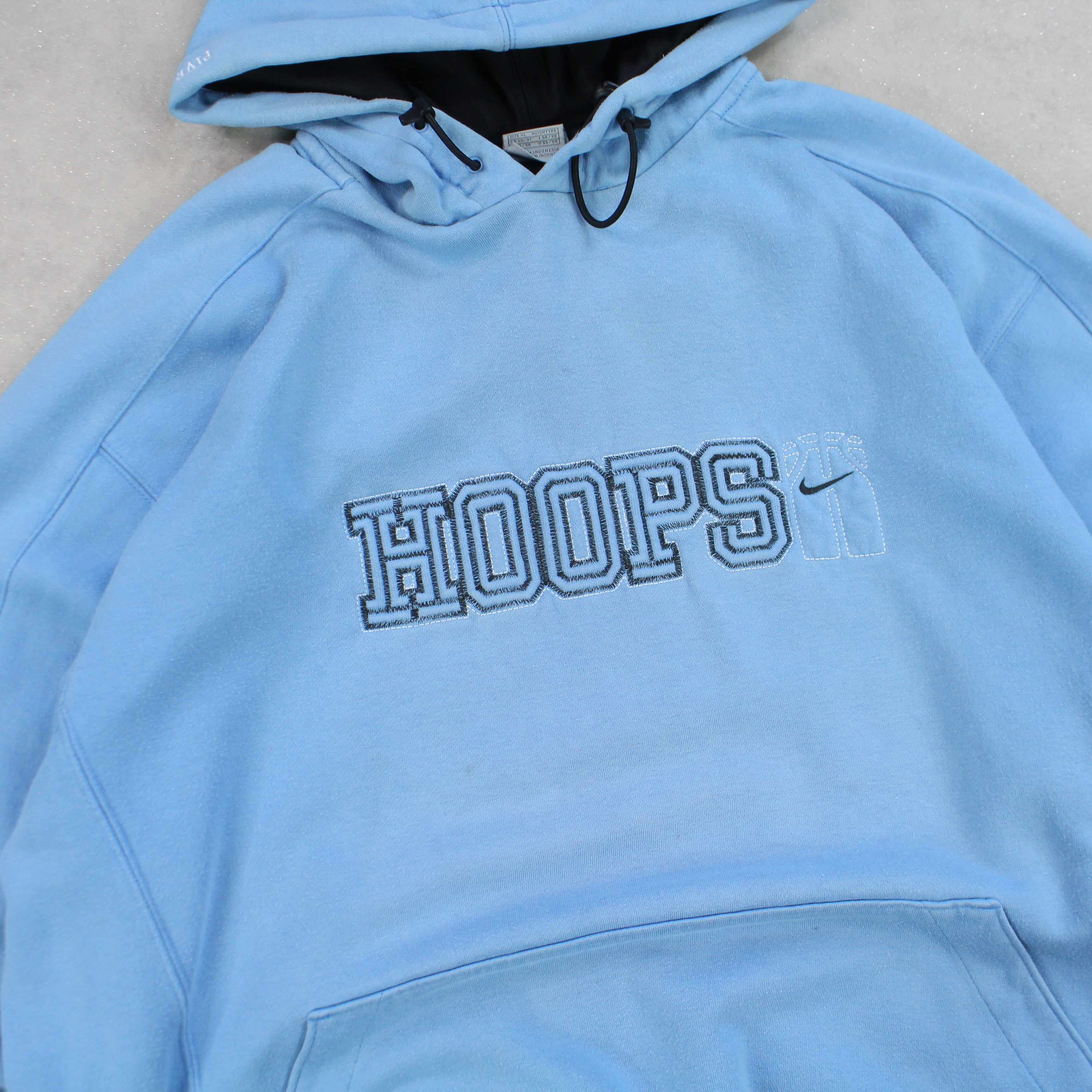 RARE 2000s  Hoops Hoodie Blue-OSI