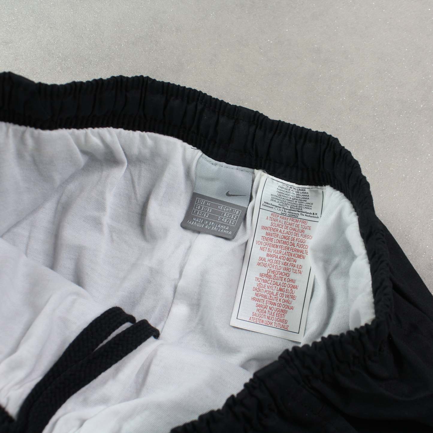 RARE 2000s Baggy Trackpants Black-OSI