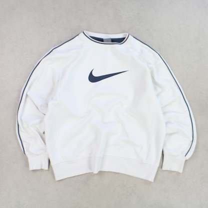 RARE 2000s  Heavyweight Sweatshirt White-OSI
