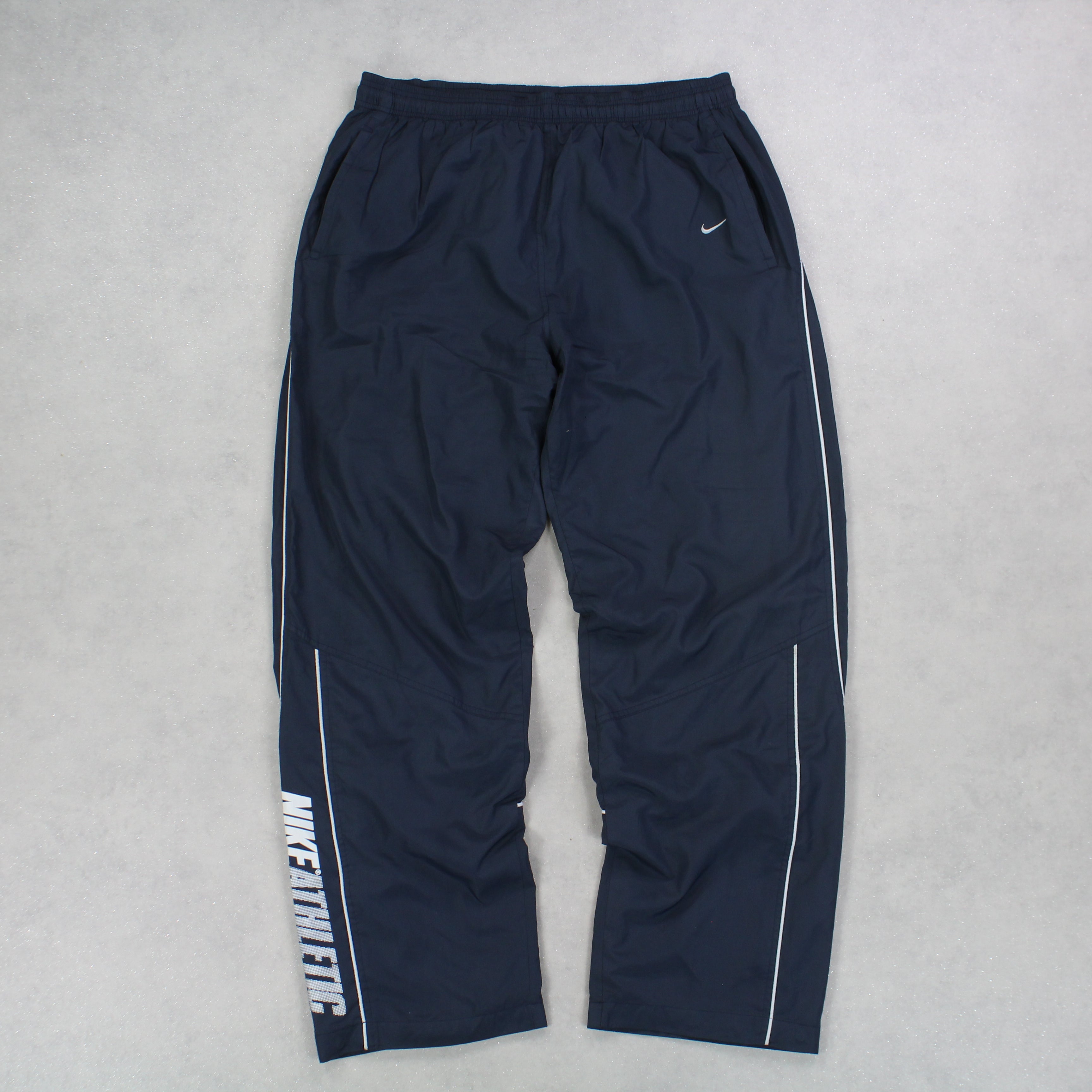RARE 00s Athletic Trackpants Navy-OSI