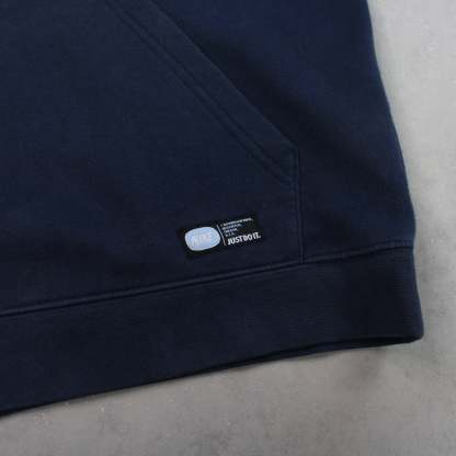 RARE 2000s   Spell Out Hoodie Navy-OSI