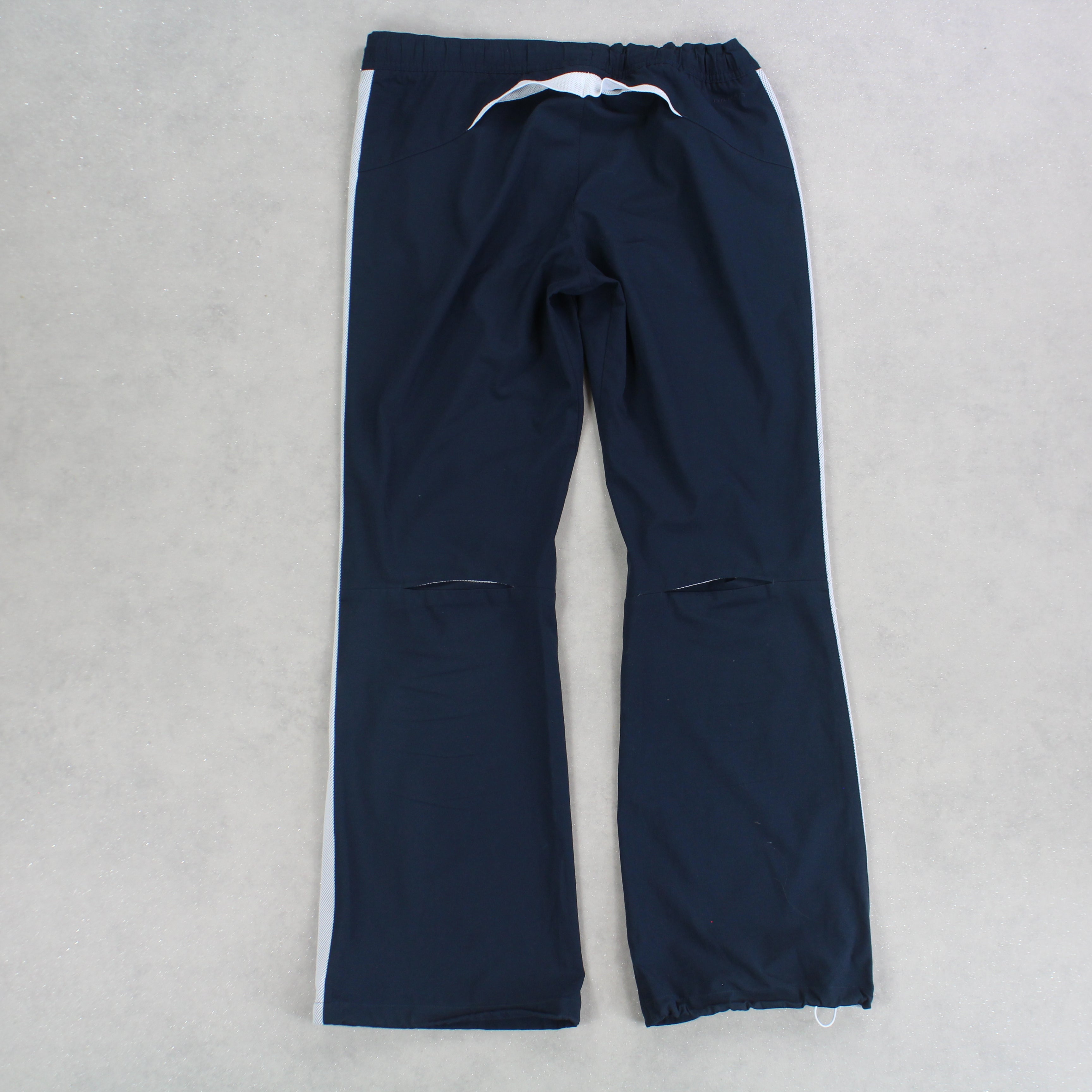 RARE 00s Womens Trackpants Navy-OSI