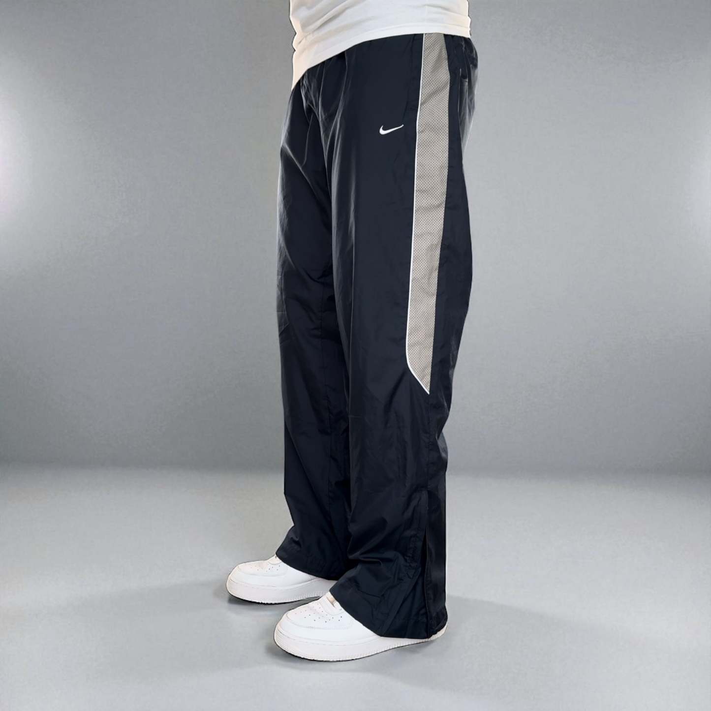 RARE 2000s Baggy Trackpants Navy-OSI