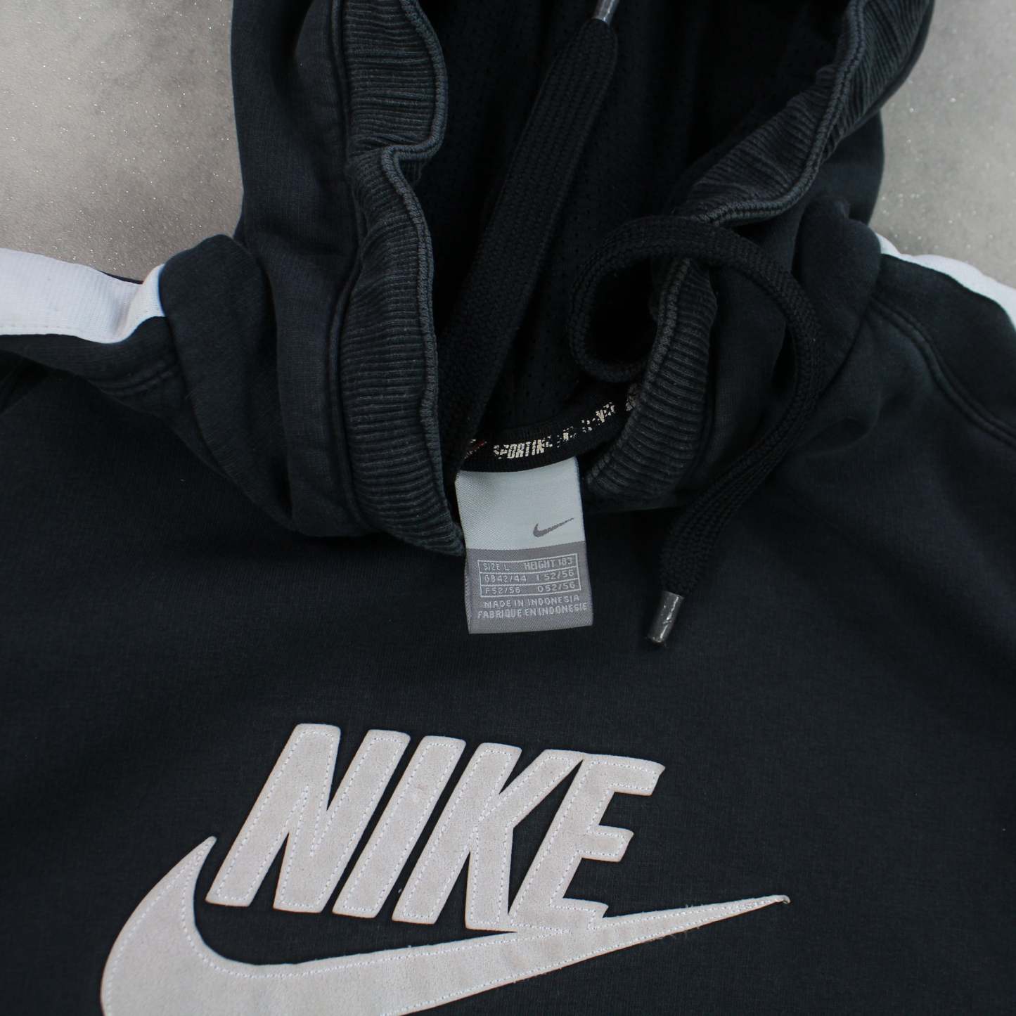 RARE 2000s  Hoodie Black-OSI