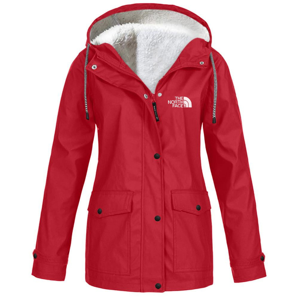 Women's fleece windproof hooded jacket-OSI