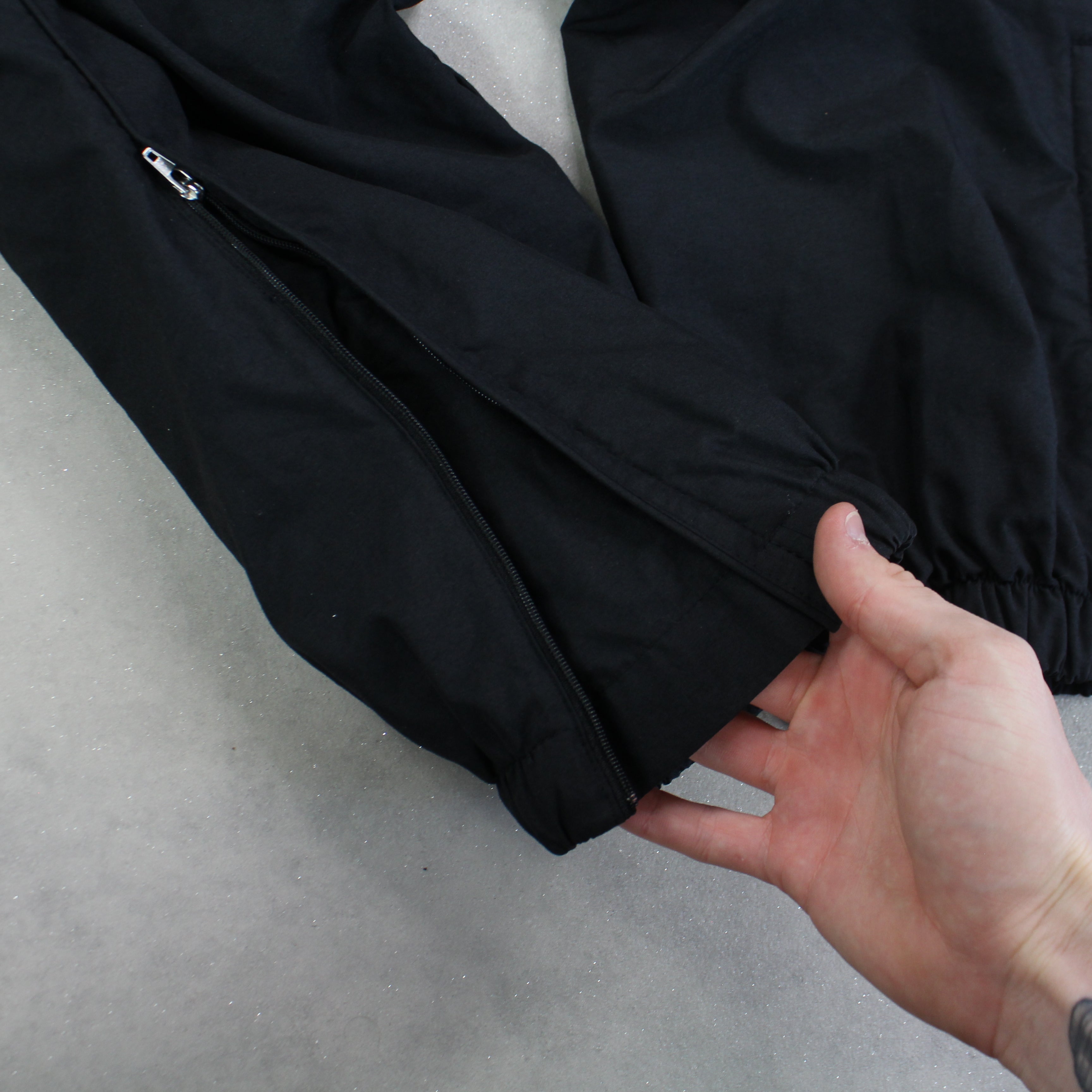 RARE 2000s Trackpants Black-OSI