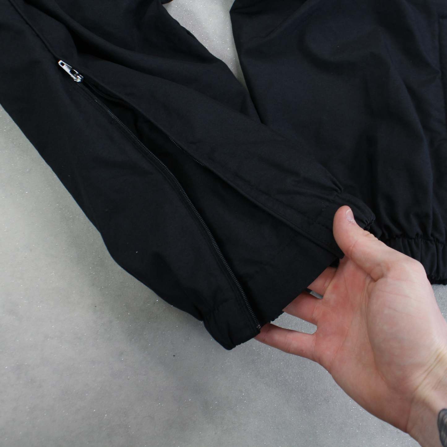RARE 2000s Trackpants Black-OSI