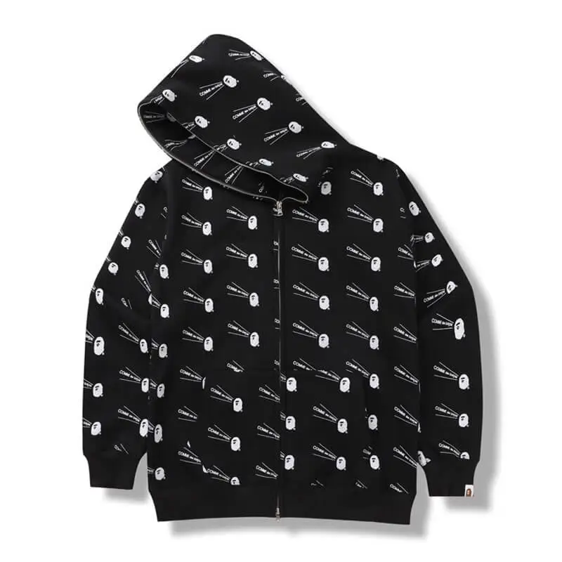 Casual Zipper Real  Shark Hoodie-OSI