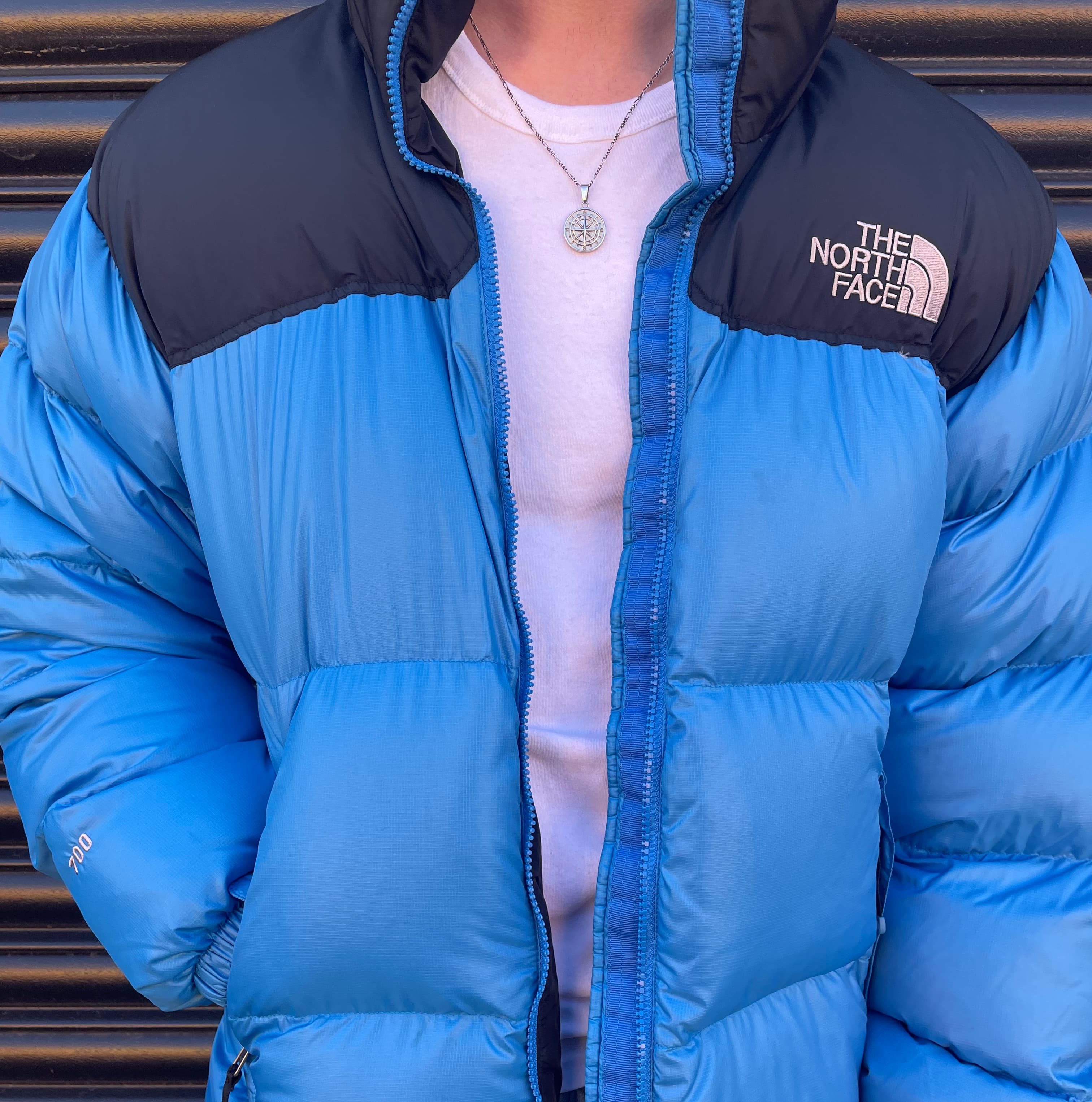 Baby Blue Puffer Jacket-OSI