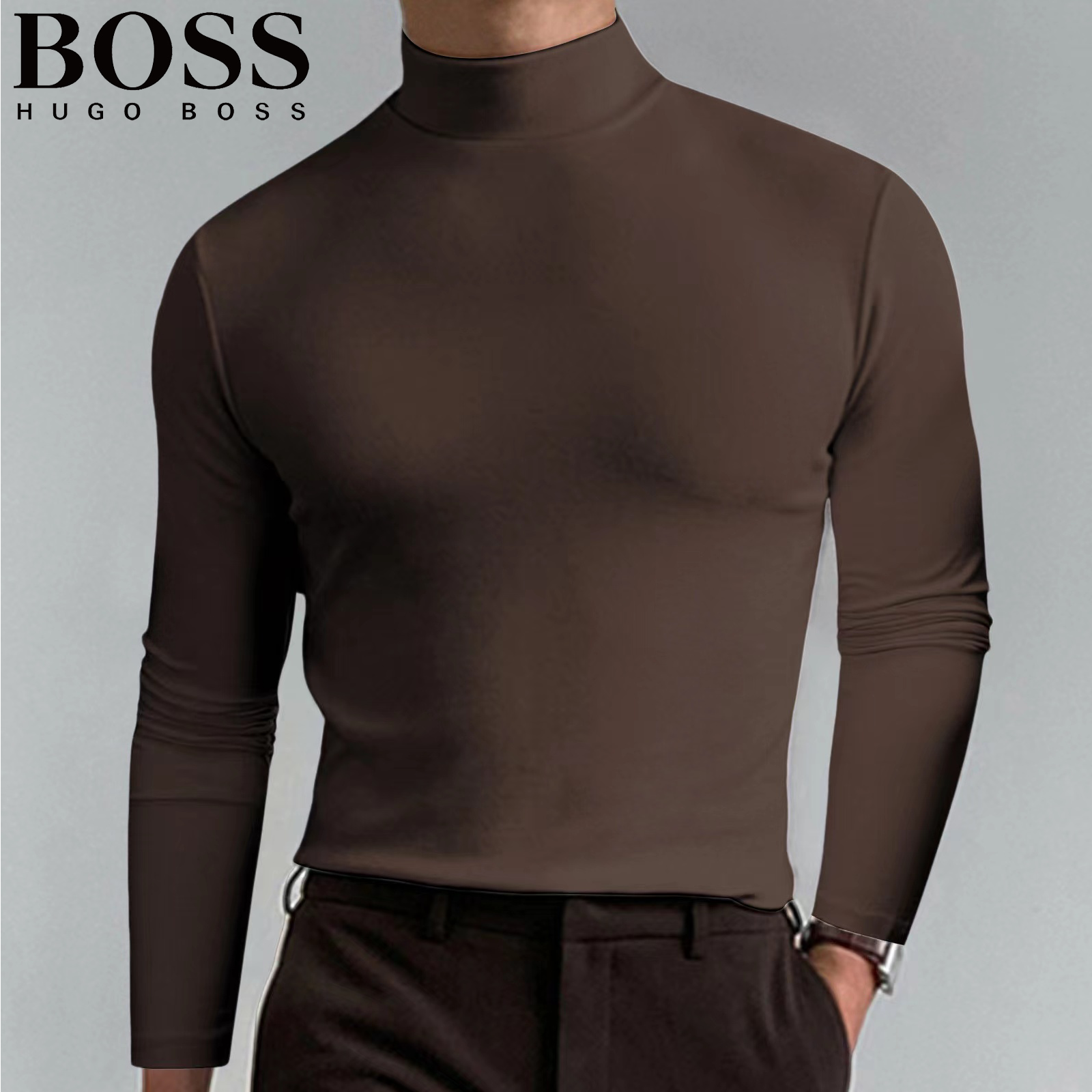 Men's Casual Round Neck Thermal Top-OSI