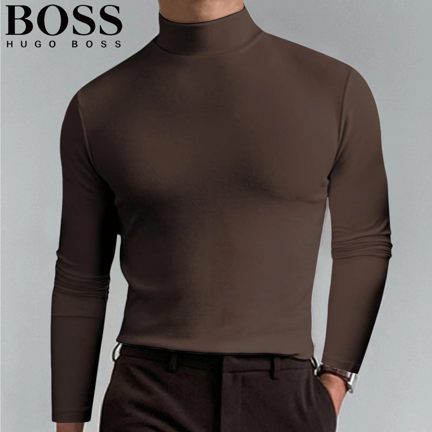 Men's Casual Round Neck Thermal Top-OSI