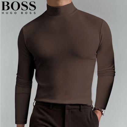 Men's Casual Round Neck Thermal Top-OSI