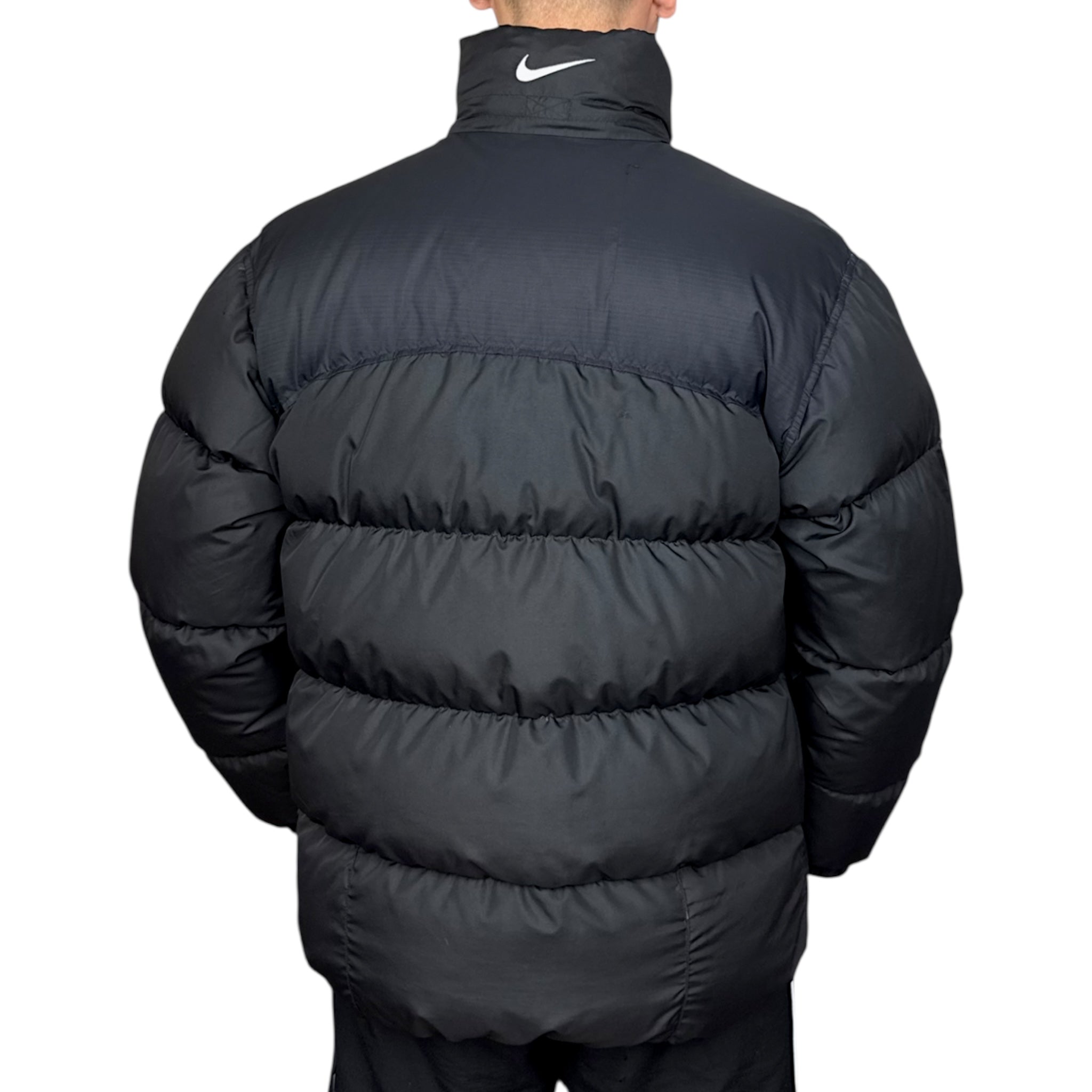 Vintage  Puffer Daunenjacke Schwarz-OSI