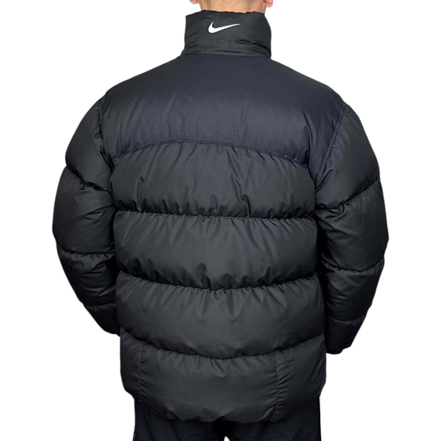 Vintage  Puffer Daunenjacke Schwarz-OSI