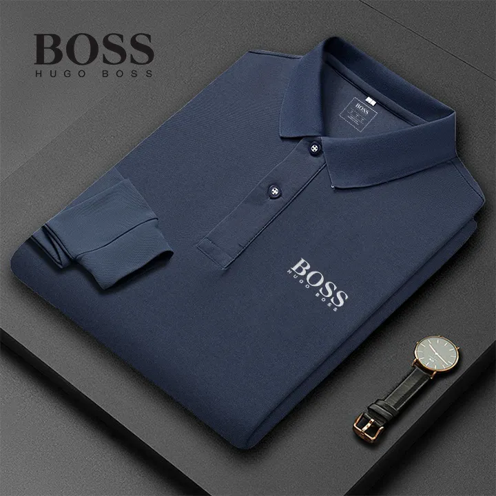 Long-sleeved Polo Shirt-OSI