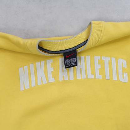 RARE 90s  Spell Out Sweatshirt Yellow-OSI