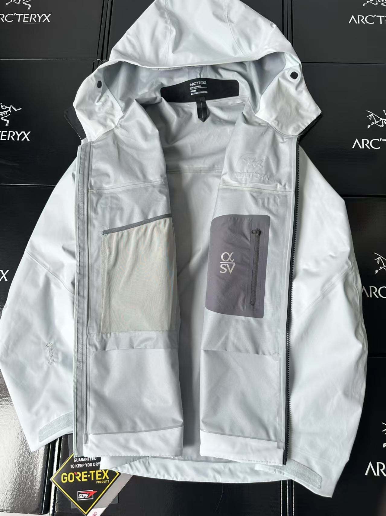 Alpha SV White Men's Shell Jacket-OSI