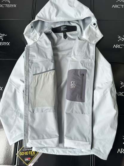 Alpha SV White Men's Shell Jacket-OSI
