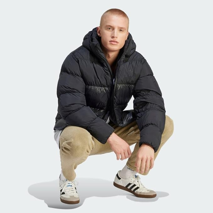 Originals Men's Adicolor Down Regen Hooded Puffer Jacket-OSI