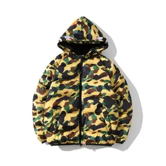  Blue Quilted Camo Jacket-OSI