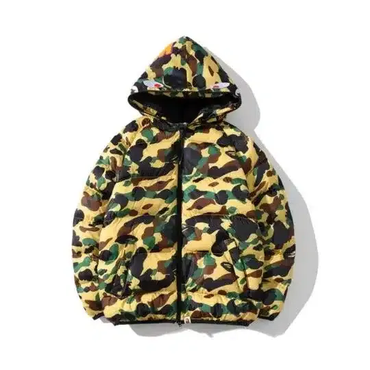  Blue Quilted Camo Jacket-OSI