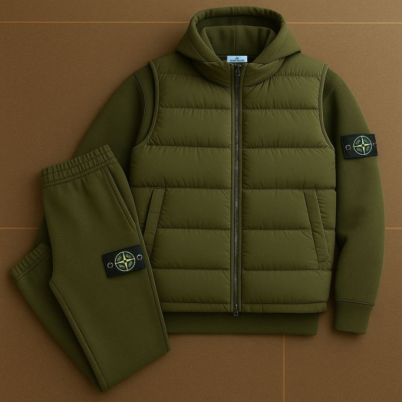 SI™ Premium Set - Quilted Jacket &amp; Jogging Pants-OSI