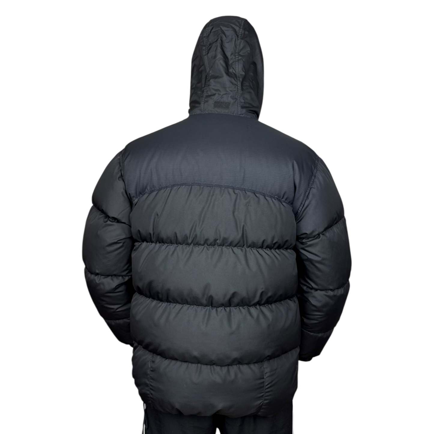 Vintage  Puffer Daunenjacke Schwarz-OSI