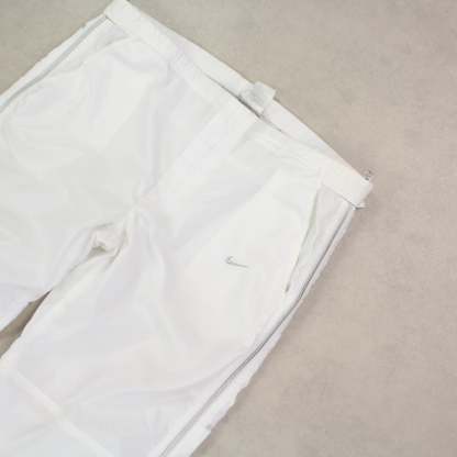 RARE 2000s Baggy Trackpants White-OSI