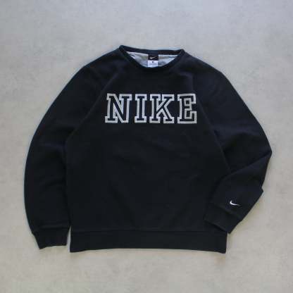 RARE 2000s  Sweatshirt Black-OSI