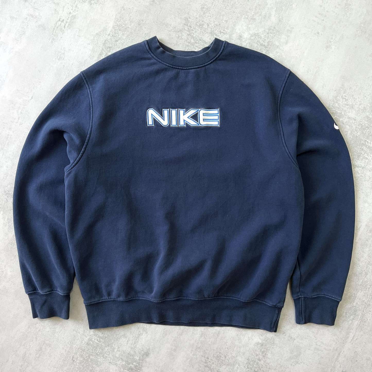 2000s heavyweight embroidered sweatshirt-OSI