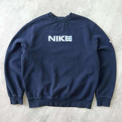 2000s heavyweight embroidered sweatshirt-OSI