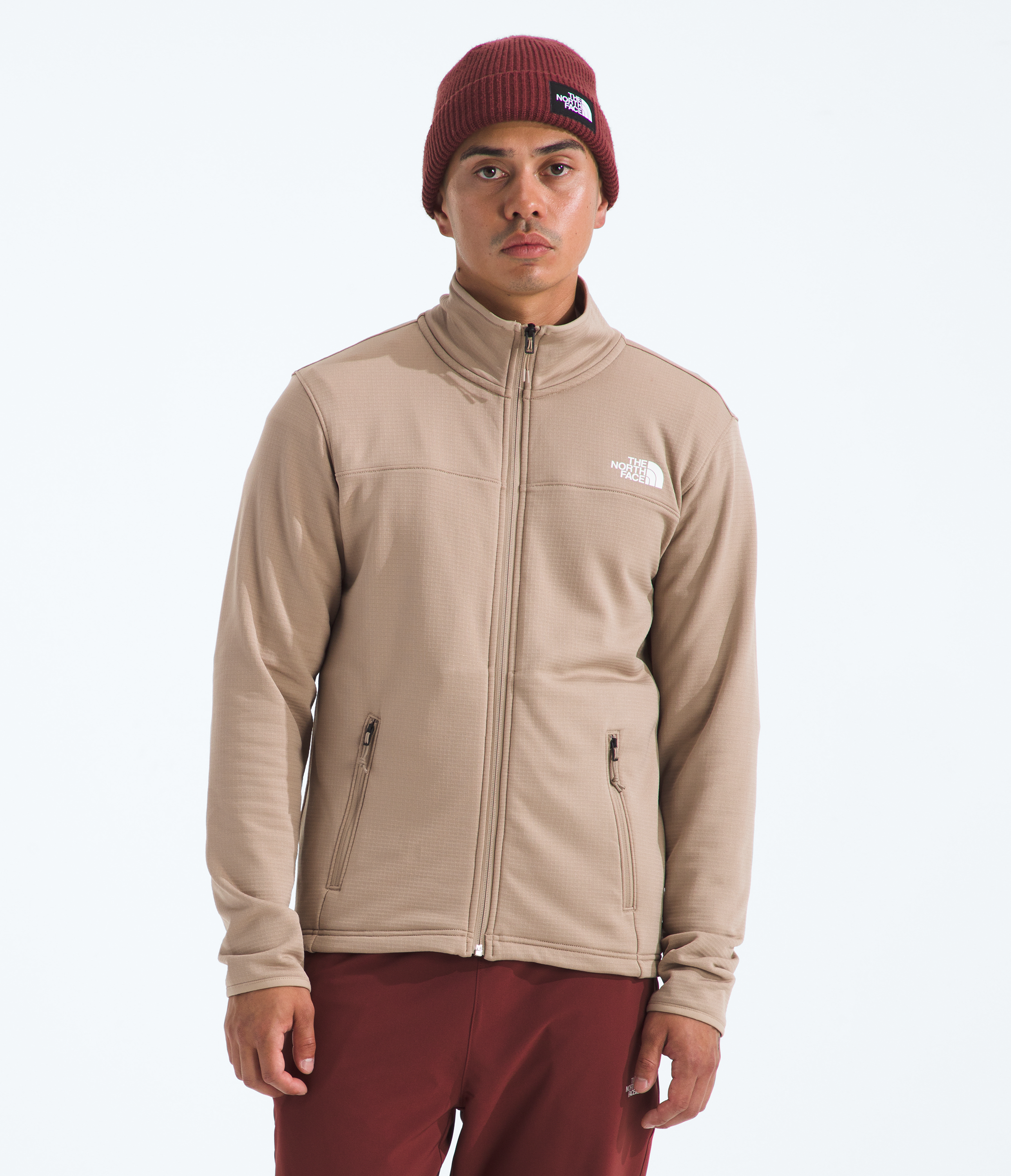 Men's Cedar Trail Grid Fleece Full-Zip Jacket-OSI